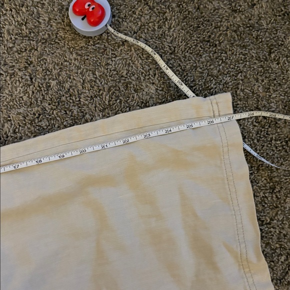 Mage Casual Cream Linen Pants - Picture 6 of 6
